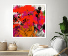 Joy by Doris Savard on GIANT ART - red digital fleurs contemporaines