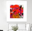 Joy by Doris Savard on GIANT ART - red digital fleurs contemporaines