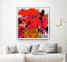 Joy by Doris Savard on GIANT ART - red digital fleurs contemporaines