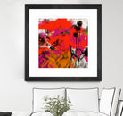 Joy by Doris Savard on GIANT ART - red digital fleurs contemporaines