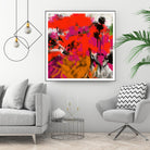 Joy by Doris Savard on GIANT ART - red digital fleurs contemporaines