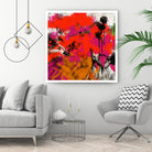 Joy by Doris Savard on GIANT ART - red digital fleurs contemporaines