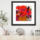 Joy by Doris Savard on GIANT ART - red digital fleurs contemporaines