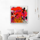 Joy by Doris Savard on GIANT ART - red digital fleurs contemporaines