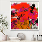 Joy by Doris Savard on GIANT ART - red digital fleurs contemporaines