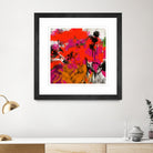 Joy by Doris Savard on GIANT ART - red digital fleurs contemporaines