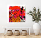 Joy by Doris Savard on GIANT ART - red digital fleurs contemporaines