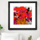 Joy by Doris Savard on GIANT ART - red digital fleurs contemporaines