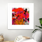 Joy by Doris Savard on GIANT ART - red digital fleurs contemporaines