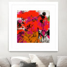 Joy by Doris Savard on GIANT ART - red digital fleurs contemporaines