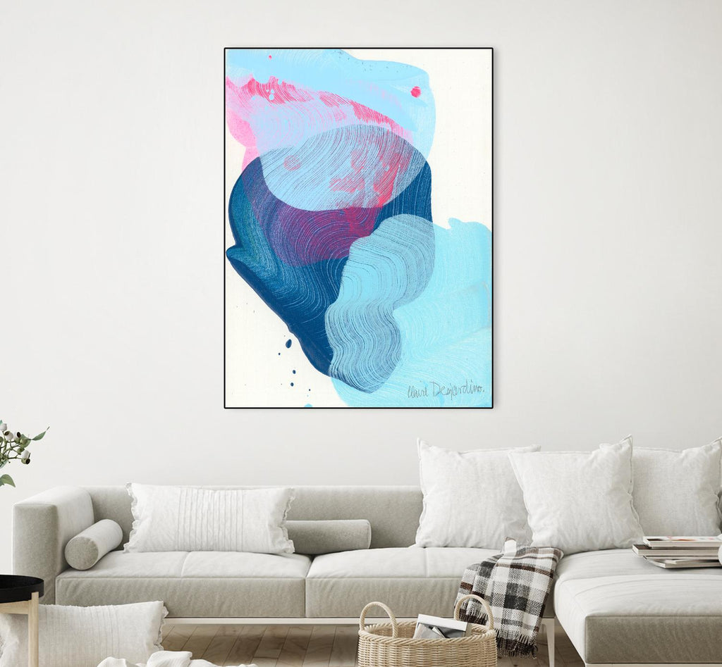 Along the shore 02 by Claire Desjardins on GIANT ART - blue abstract
