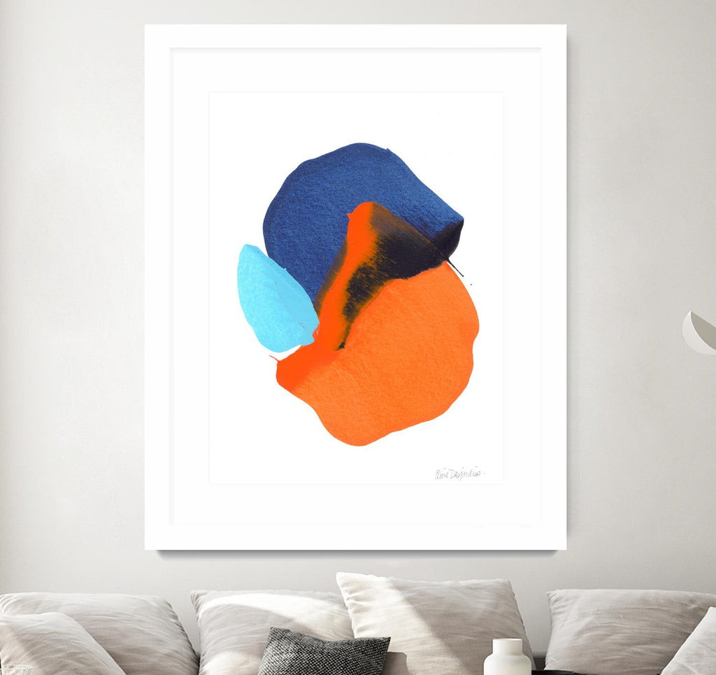 The space in between 63 by Claire Desjardins on GIANT ART - orange abstract
