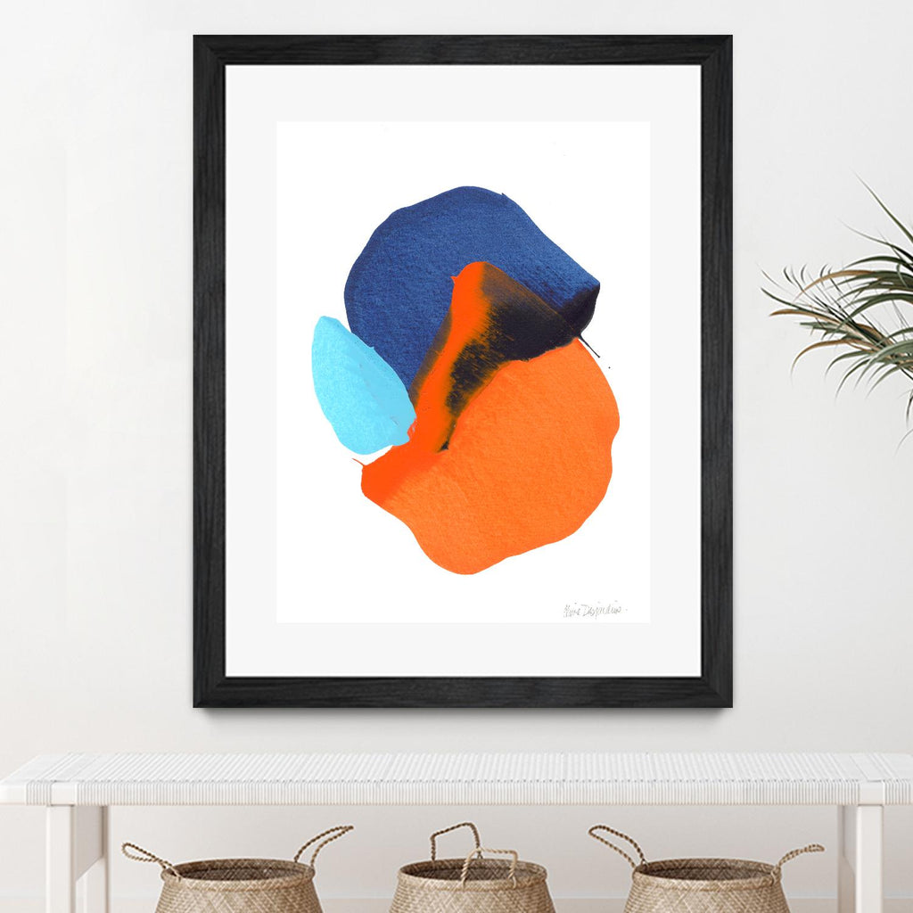 The space in between 63 by Claire Desjardins on GIANT ART - orange abstract