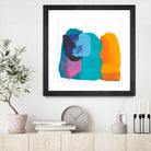 Love 06 by Claire Desjardins on GIANT ART - orange abstract