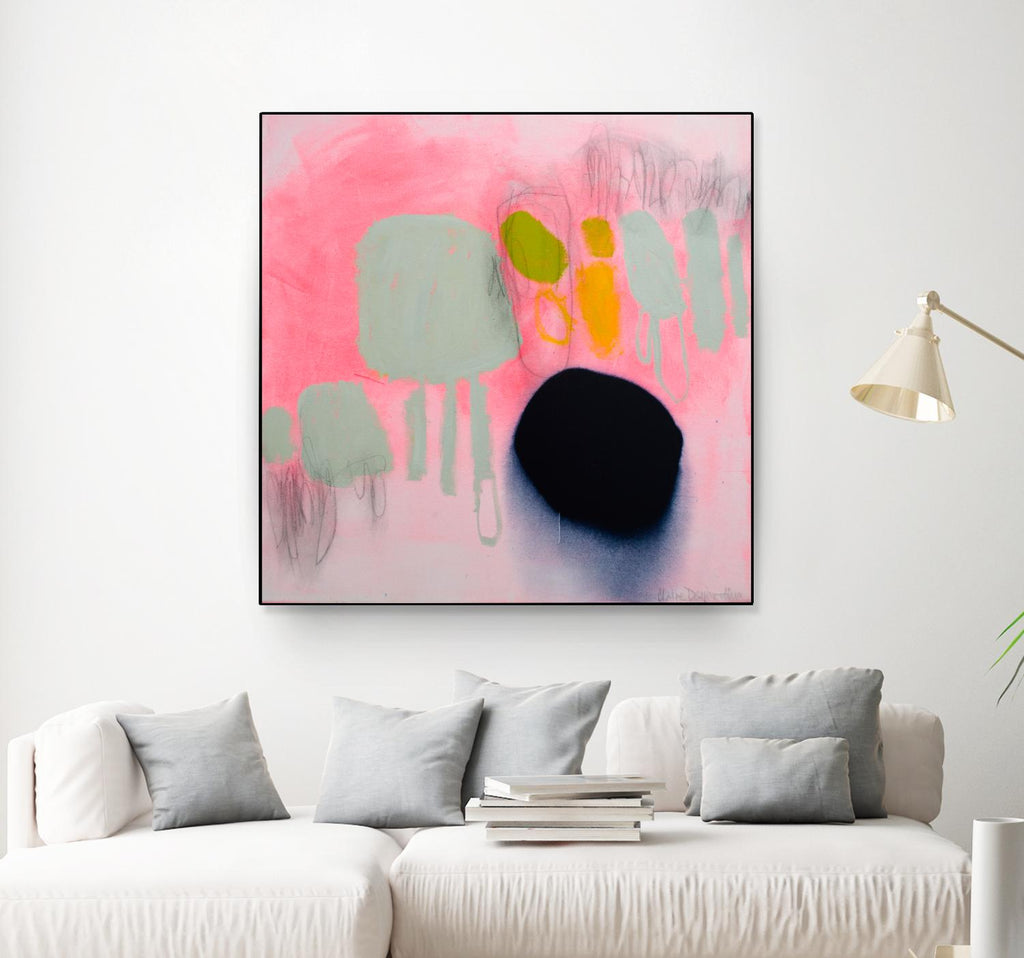 My safe and sound by Claire Desjardins on GIANT ART - pink abstract