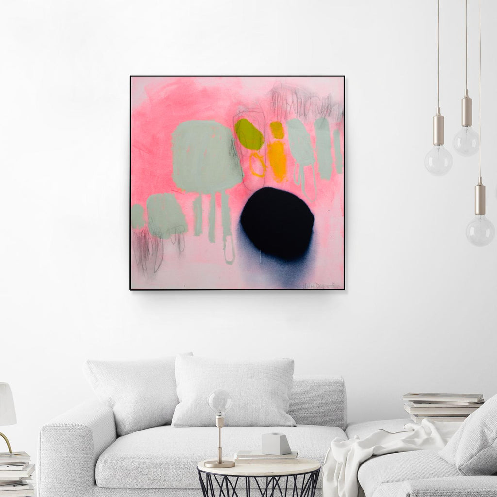 My safe and sound by Claire Desjardins on GIANT ART - pink abstract