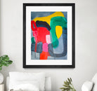 Wish It could be this Easy by Claire Desjardins on GIANT ART - pink abstract canadian