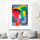 Wish It could be this Easy by Claire Desjardins on GIANT ART - pink abstract canadian