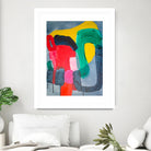 Wish It could be this Easy by Claire Desjardins on GIANT ART - pink abstract canadian