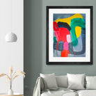 Wish It could be this Easy by Claire Desjardins on GIANT ART - pink abstract canadian