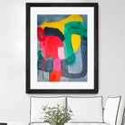 Wish It could be this Easy by Claire Desjardins on GIANT ART - pink abstract canadian