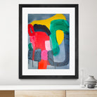 Wish It could be this Easy by Claire Desjardins on GIANT ART - pink abstract canadian