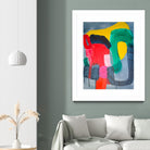 Wish It could be this Easy by Claire Desjardins on GIANT ART - pink abstract canadian