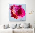 Stop A While by Claire Desjardins on GIANT ART - pink abstract