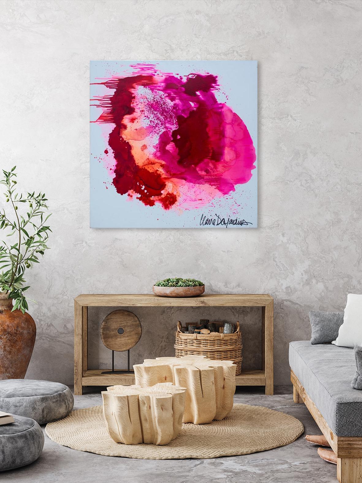 Stop A While by Claire Desjardins on GIANT ART - orange abstract canadian