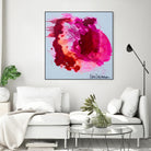 Stop A While by Claire Desjardins on GIANT ART - pink abstract