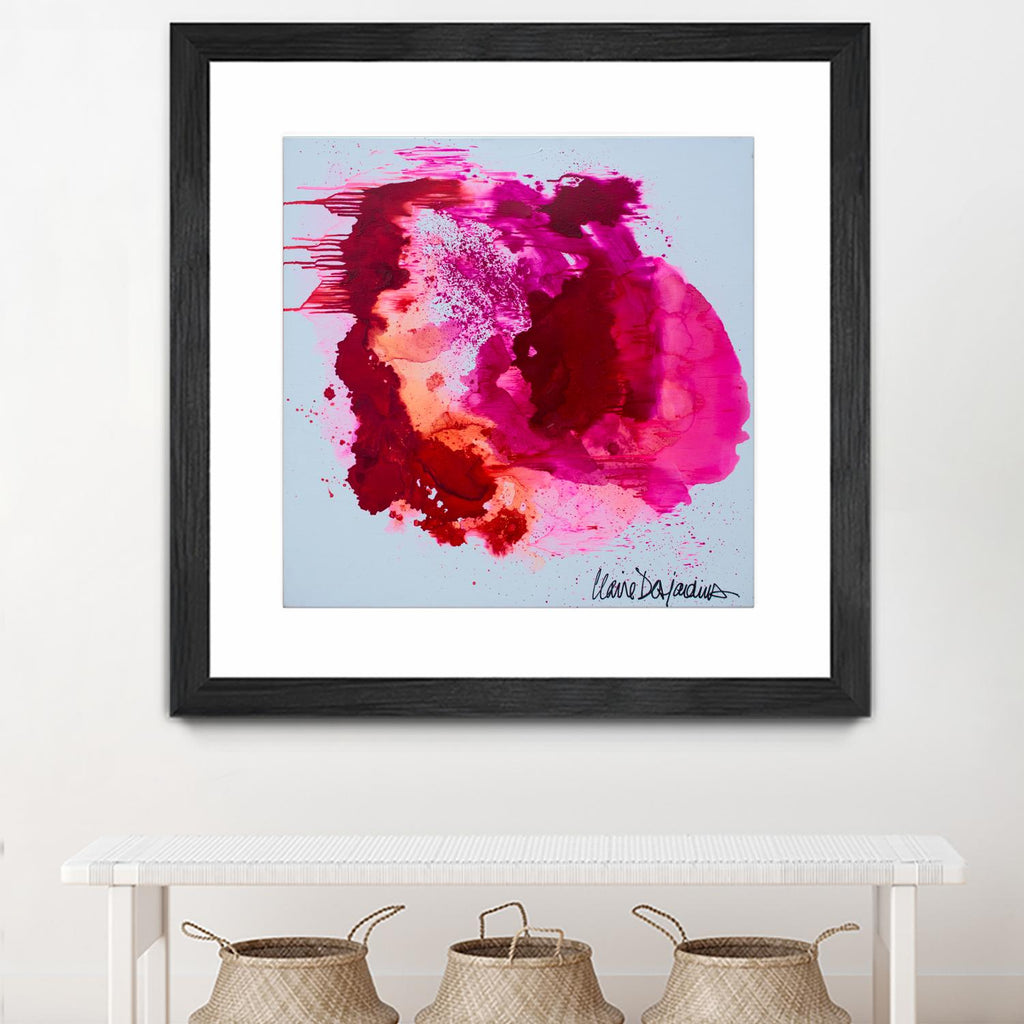 Stop A While by Claire Desjardins on GIANT ART - pink abstract