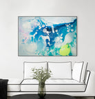 Create a Splash by Claire Desjardins on GIANT ART - yellow abstract