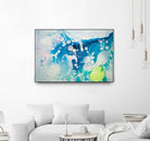 Create a Splash by Claire Desjardins on GIANT ART - yellow abstract