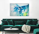 Create a Splash by Claire Desjardins on GIANT ART - yellow abstract