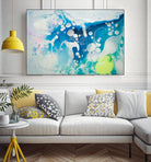 Create a Splash by Claire Desjardins on GIANT ART - yellow abstract