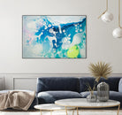 Create a Splash by Claire Desjardins on GIANT ART - yellow abstract