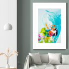 Beneath the Shiny Surface by Claire Desjardins on GIANT ART - orange abstract canadian