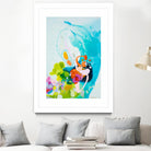 Beneath the Shiny Surface by Claire Desjardins on GIANT ART - orange abstract canadian