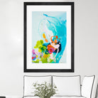 Beneath the Shiny Surface by Claire Desjardins on GIANT ART - orange abstract canadian