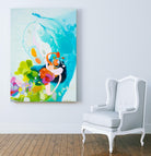 Beneath the Shiny Surface by Claire Desjardins on GIANT ART - orange abstract canadian