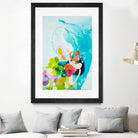 Beneath the Shiny Surface by Claire Desjardins on GIANT ART - orange abstract canadian