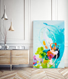 Beneath the Shiny Surface by Claire Desjardins on GIANT ART - orange abstract canadian