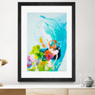 Beneath the Shiny Surface by Claire Desjardins on GIANT ART - orange abstract canadian