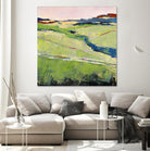 Beautiful Landscape I by Jacques Clement on GIANT ART - green landscape artistes du québec