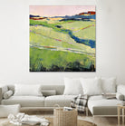 Beautiful Landscape I by Jacques Clement on GIANT ART - green landscape artistes du québec