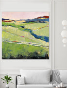 Beautiful Landscape I by Jacques Clement on GIANT ART - green landscape artistes du québec