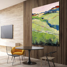 Beautiful Landscape I by Jacques Clement on GIANT ART - green landscape artistes du québec