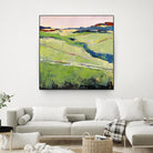 Beautiful Landscape I by Jacques Clement on GIANT ART - green landscape artistes du québec