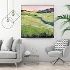 Beautiful Landscape I by Jacques Clement on GIANT ART - green landscape artistes du québec