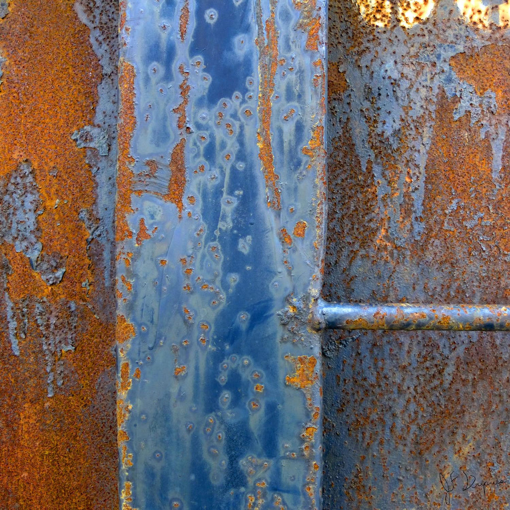 Rusty Panel 2 de Jean-François Dupuis sur GIANT ART - photo d'art orange rouille